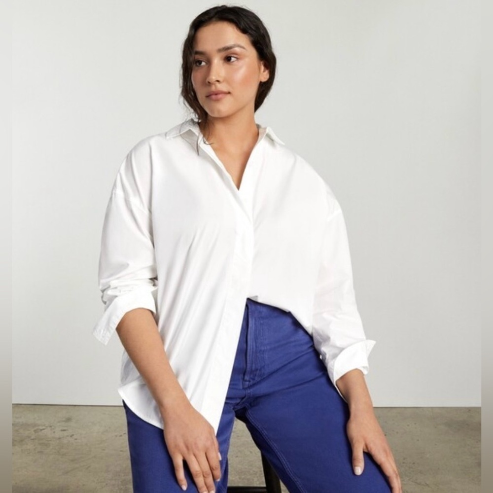 A251. Everlane The Oversized Poplin Shirt